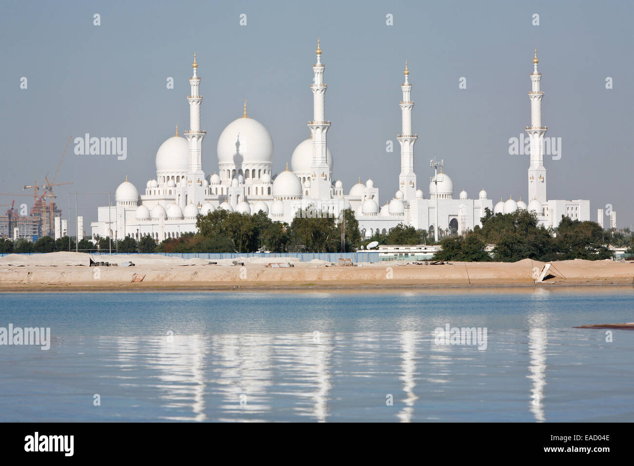 Sheikh-Zayed-Moschee, Abu Dhabi, Emirat Abu Dhabi, Vereinigte Arabische Emirate Stockfoto