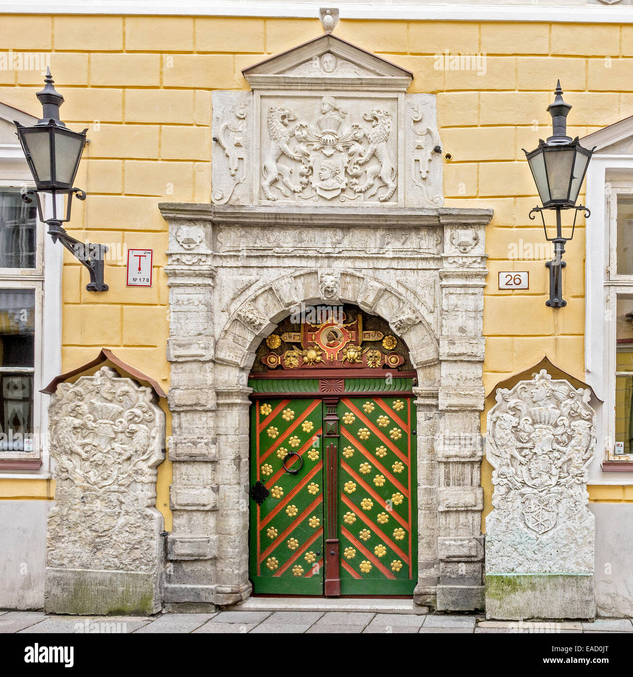 Haus der Bruderschaft der Mitesser Tallinn Estland Stockfoto