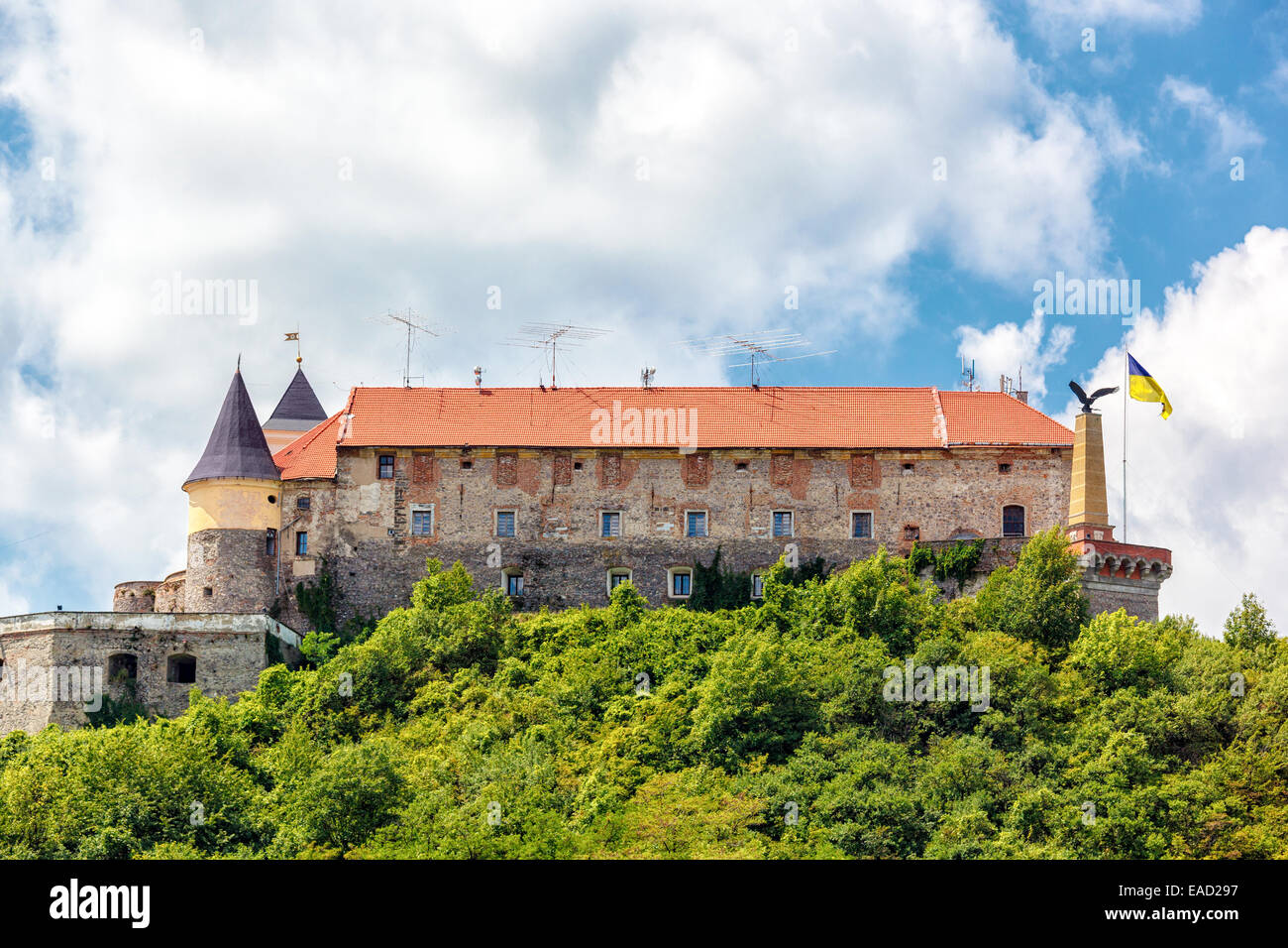 Palanok Schloss. Mukatschewe, Ukraine. Stockfoto