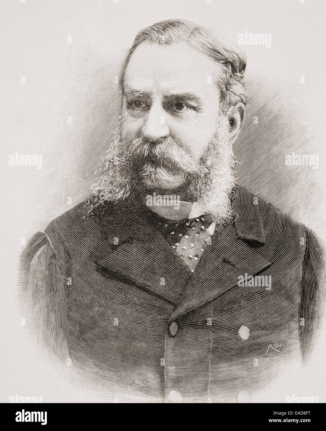 Don Antonio González de Aguilar y Correa oder Corea, 8. Marquis von la Vega de Armijo, 6. Marquis von Mos, 1824-1907 Stockfoto