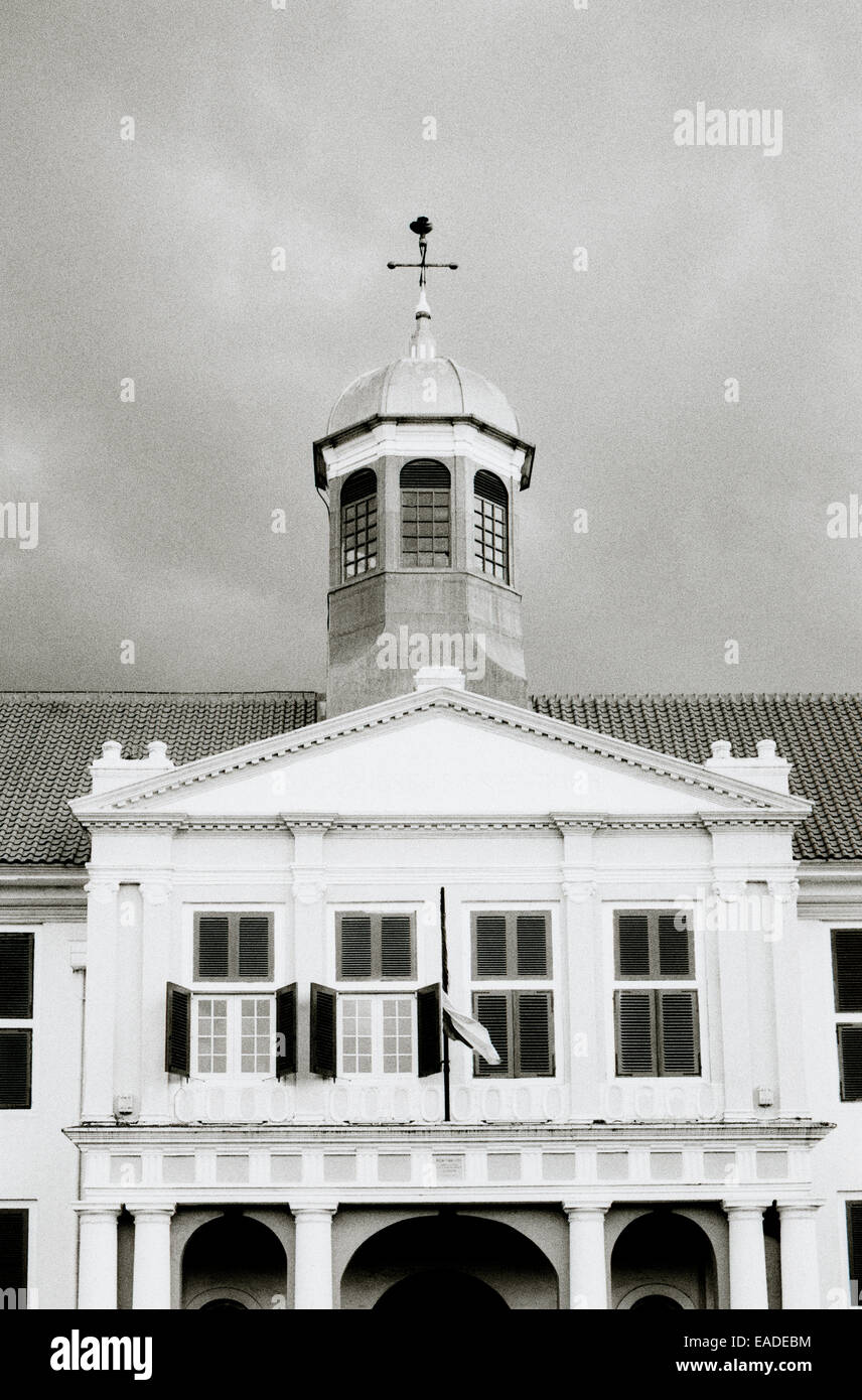 Jakarta Museum der Geschichte Gebäude in Fatahillah Square in Jakarta auf Java in Indonesien in Südostasien im Fernen Osten. Niederländisch kolonialen Architektur Reisen Stockfoto