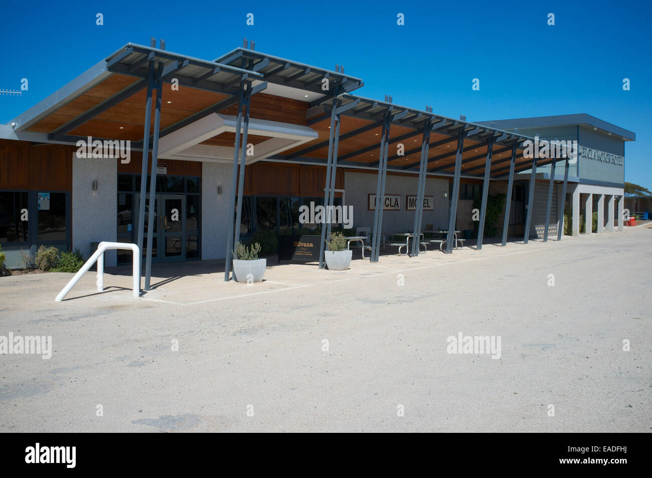Das Motel in Eucla, Western Australia am Eyre Highway Stockfoto