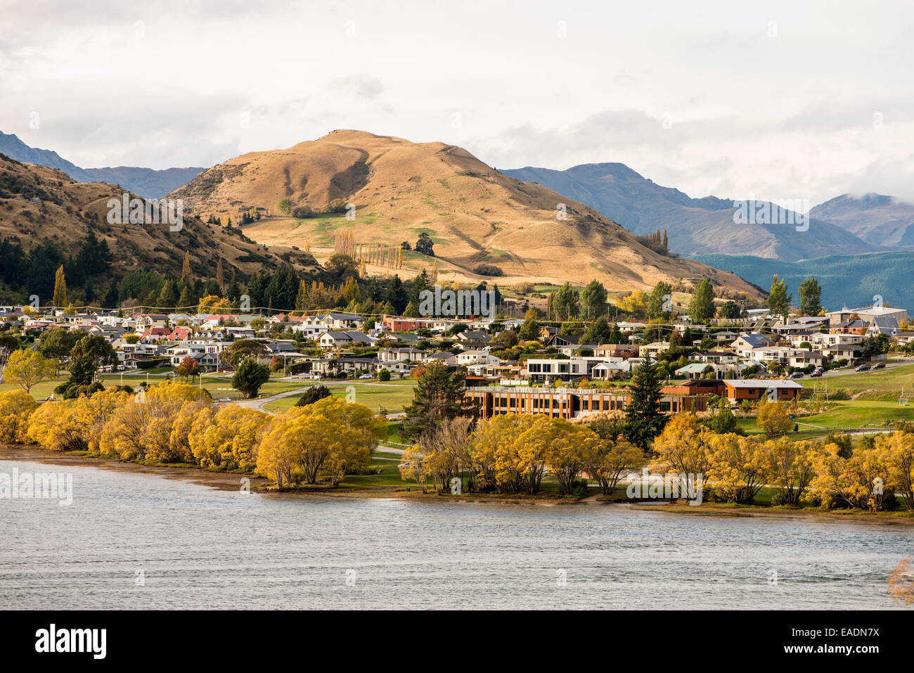 Lake Wakatipu, Frankton Stockfoto