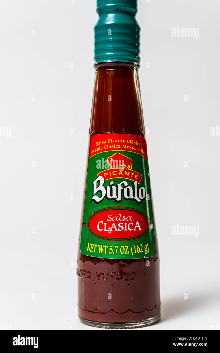 Bufalo picante Sauce an den meisten California Lebensmittelgeschäften erhältlich Stockfoto