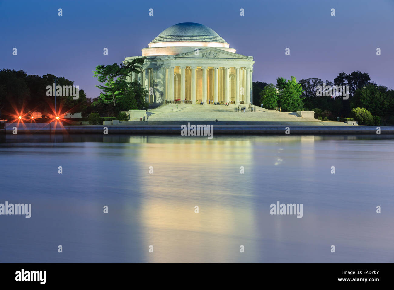 Thomas Jefferson Memorial ist eine presidential Memorial in Washington, D.C., Thomas Jefferson, einem amerikanischen Findelkind gewidmet Stockfoto