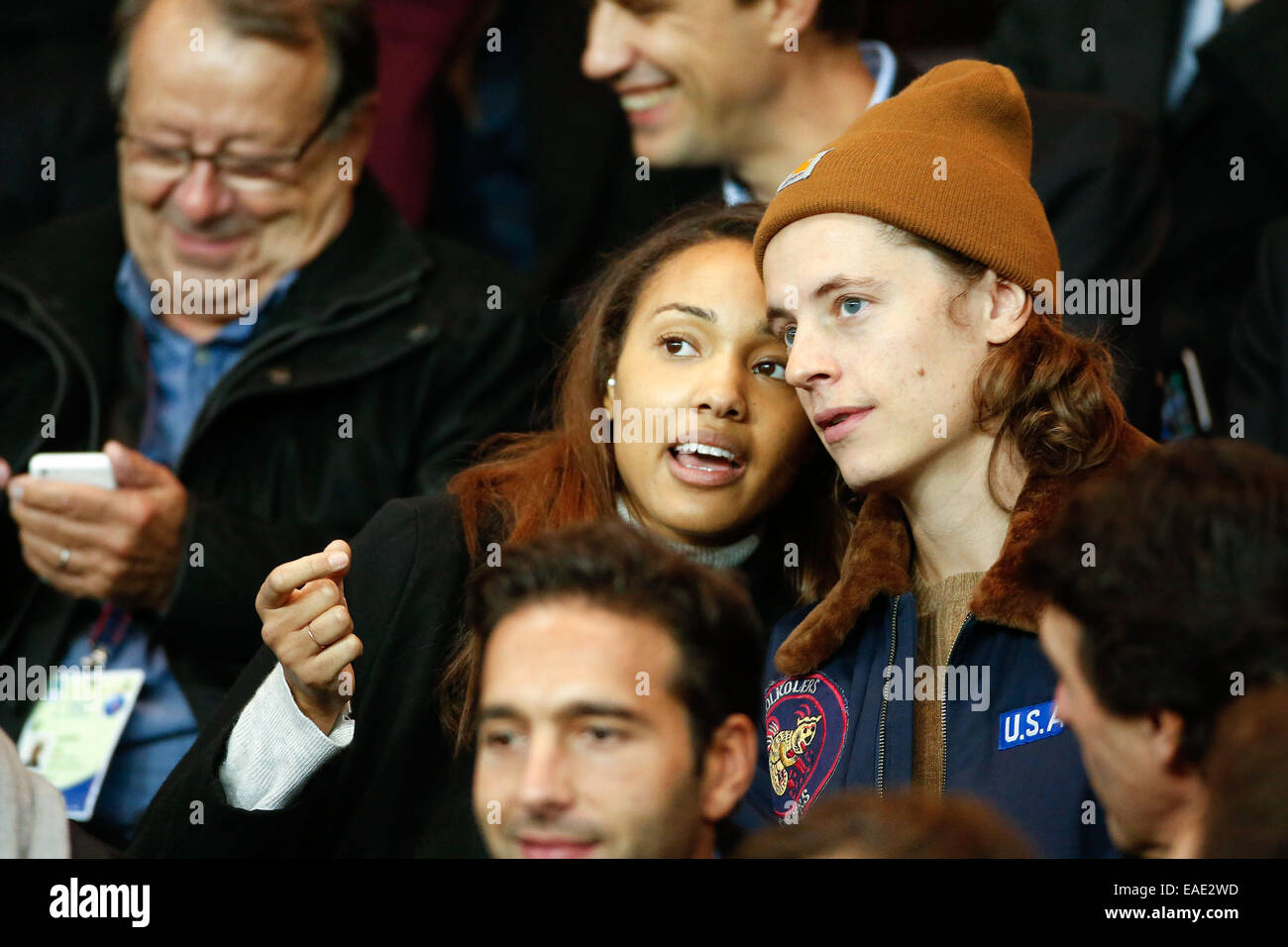 PIERRE SARKOZY - 09.11.2014 - Paris Saint Germain/Marseille - 13eme Journee de Ligue 1 Foto: Visual/Icon Sport Stockfoto