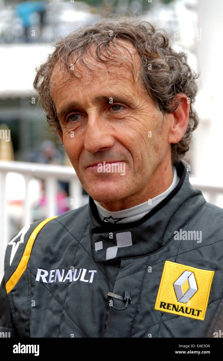 Ex-Formel 1 World Champion Alain Prost besucht Monaco Historic Grand Prix Featuring: Alain Prost wo: Monaco bei: 10. Mai 2014 Stockfoto