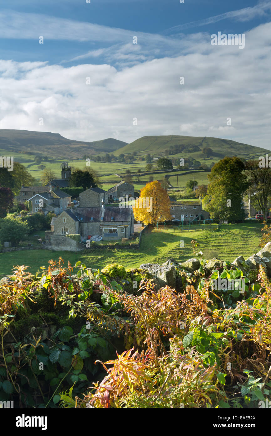 Hebden Dorf Wharfdale in The Yorkshire Dales, England. Stockfoto