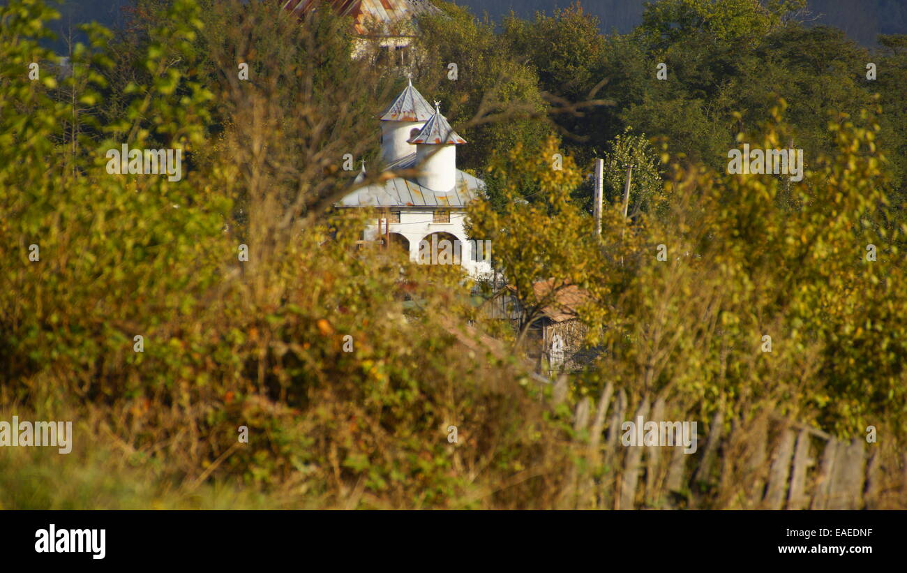 Traditionelle orthodoxe Kirche aus Rumänien, Est Europe. Stockfoto