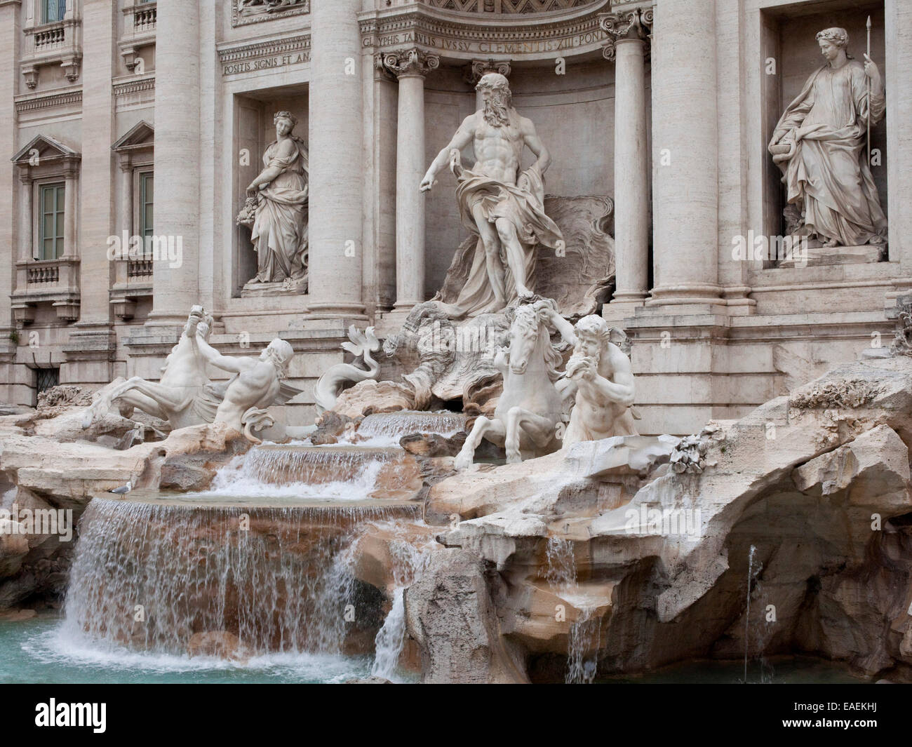 Trevi-Brunnen Stockfoto