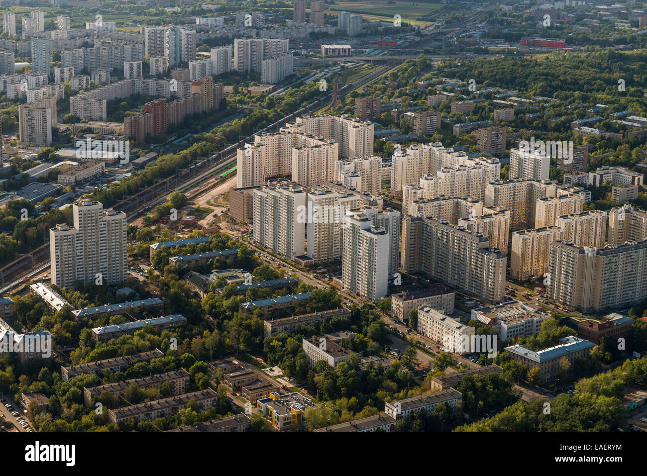 Ostankino-Turm ist ein Fernseher und Radio Tower in Moskau Stockfoto