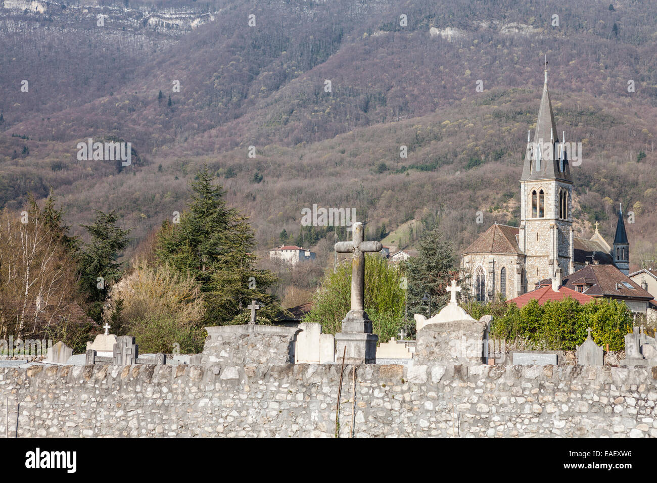 Le Touvet, Isère, Frankreich Stockfoto