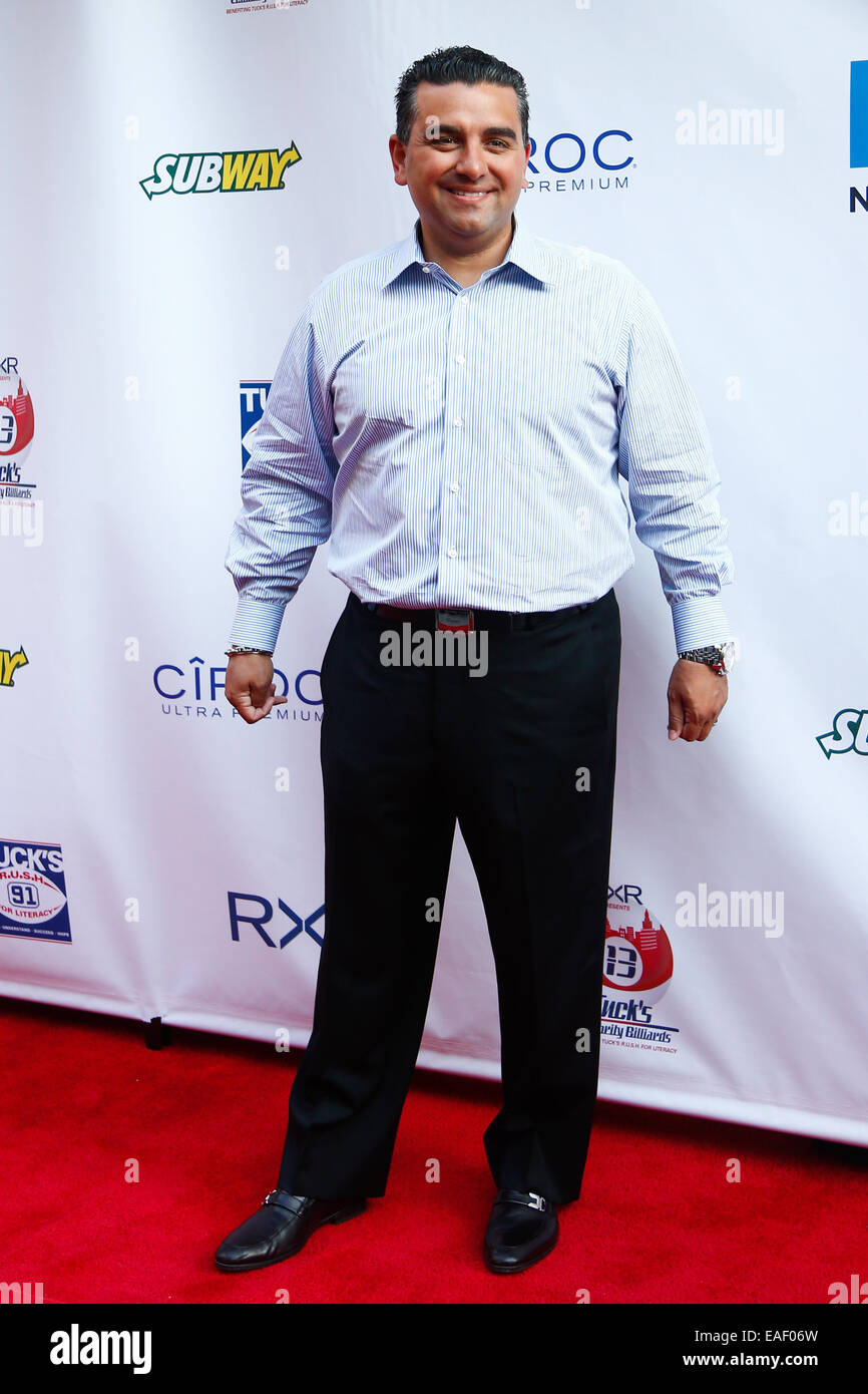 Datei-PICS: In diesem 30. Mai 2013 Datei Foto, Buddy Valastro besucht der 5. jährlichen Tuck Promi Billard Turnier im Schiefer NYC. New York Police Department sagt "Cake Boss" Buddy Valastro verhaftet wurde, Donnerstag, 13. November 2014 auf einer Aufladung von fahren während berauscht nach gezogen über unregelmäßig in Manhattan fahren. Bildnachweis: Debby Wong/Alamy Live-Nachrichten Stockfoto