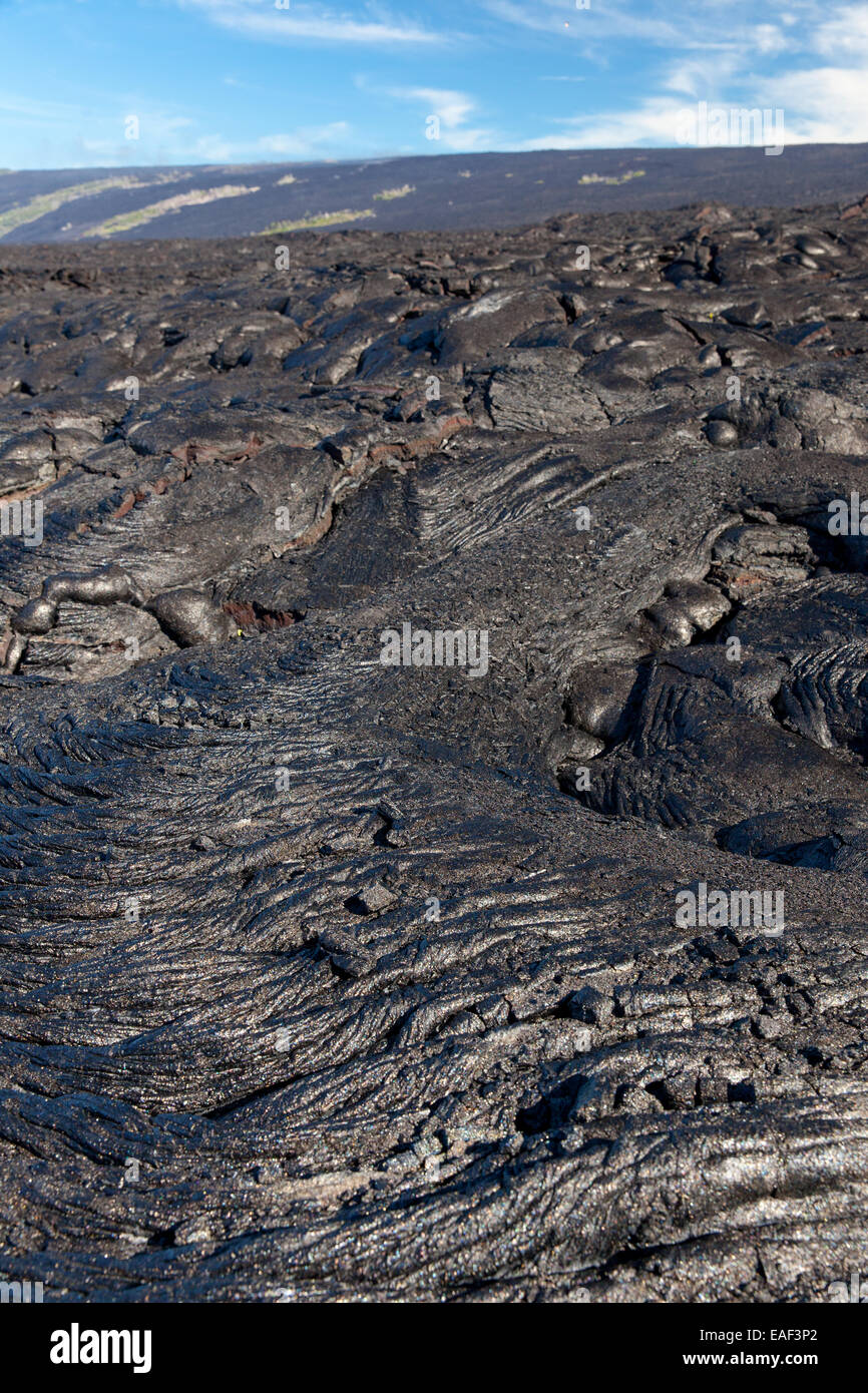 Lave Bereich Big Island Hawaii Stockfoto