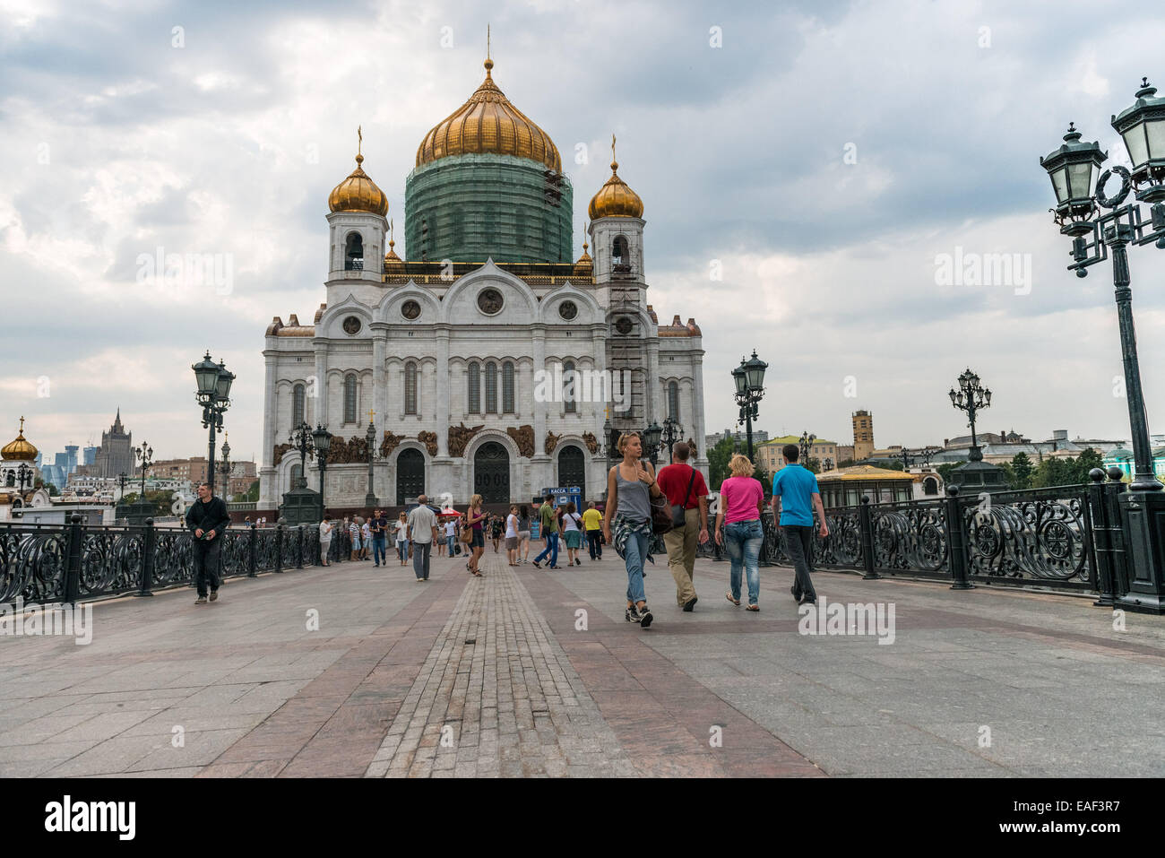 Russland: die höchste christlich-orthodoxer Kirche gehören nach Moskau Stockfoto