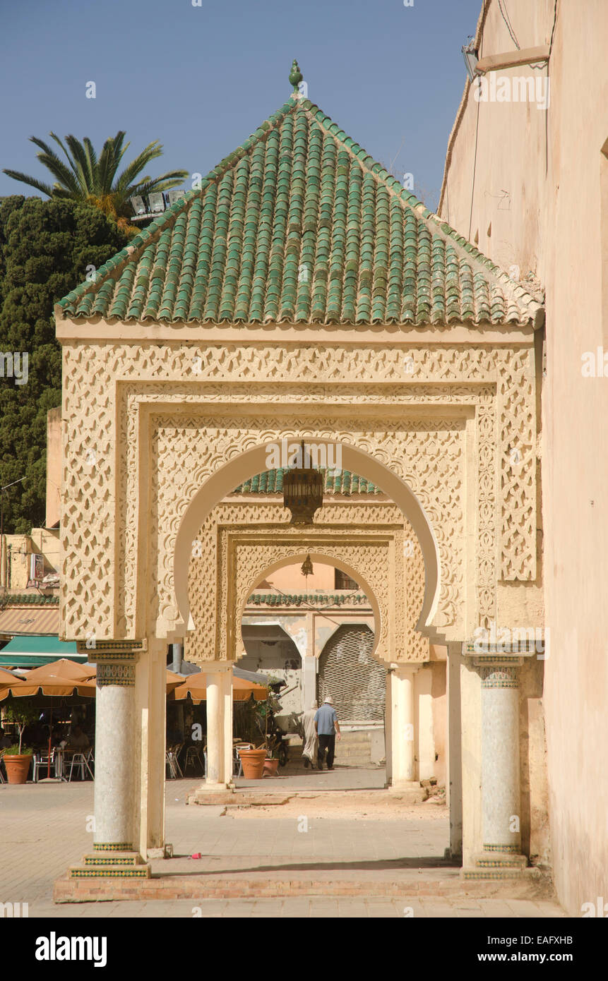 Lahdim Platz, Meknes Marokko Stockfoto