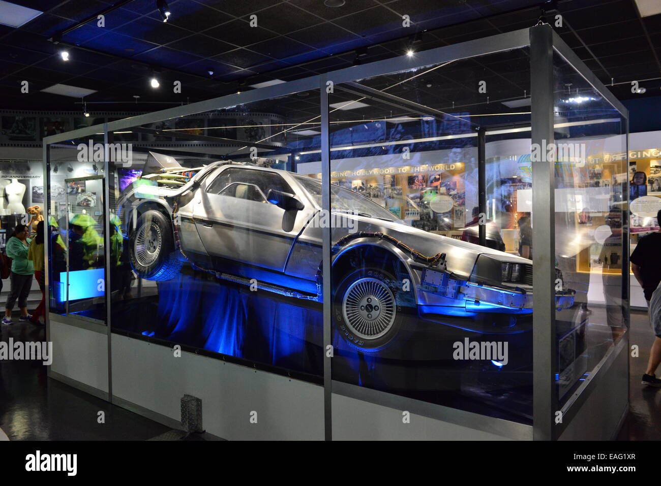 Zurück in die Zukunft Delorean in den Universal Studios in Los Angeles
