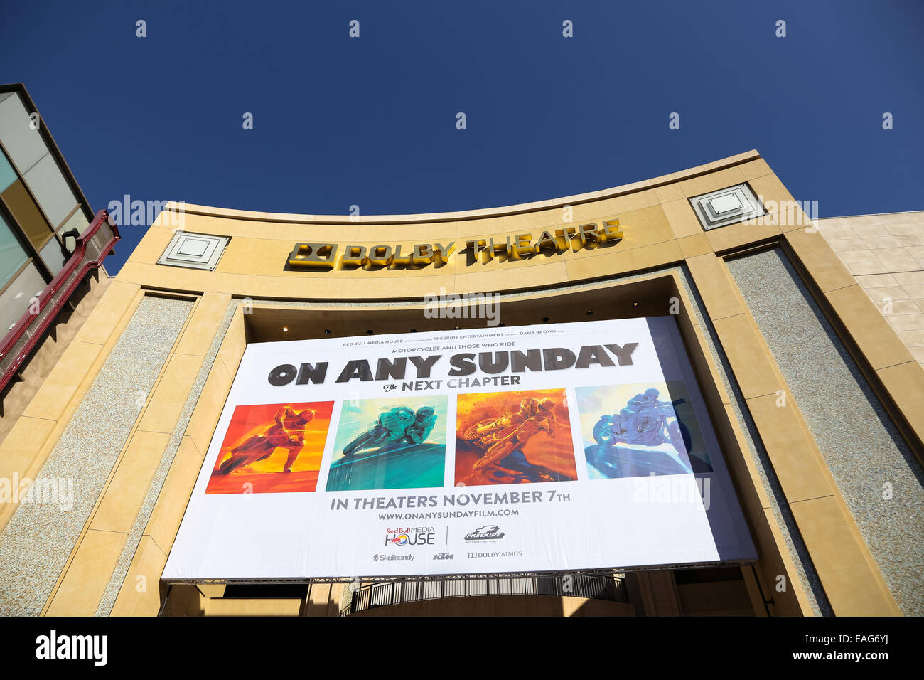 Dolby Theater in Hollywood, Los Angeles, Kalifornien Stockfoto