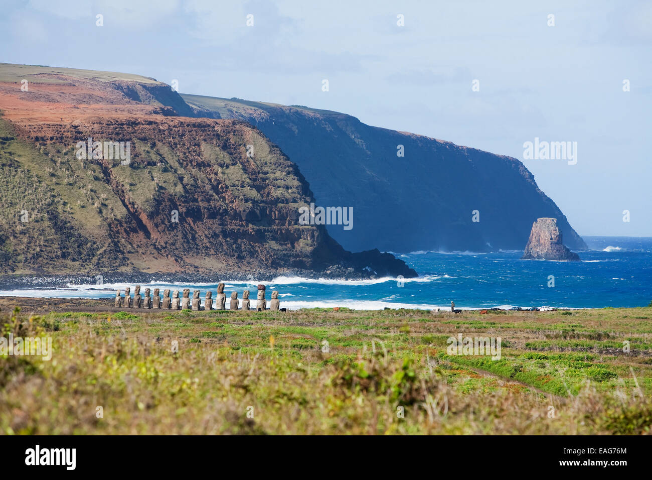 Rapa Nui, Chile, Osterinsel, Isla De Pascua Stockfoto