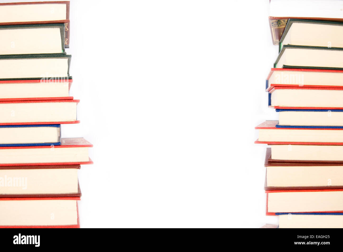 Bücher Konzeptbild. Bücher über liegen. Stockfoto