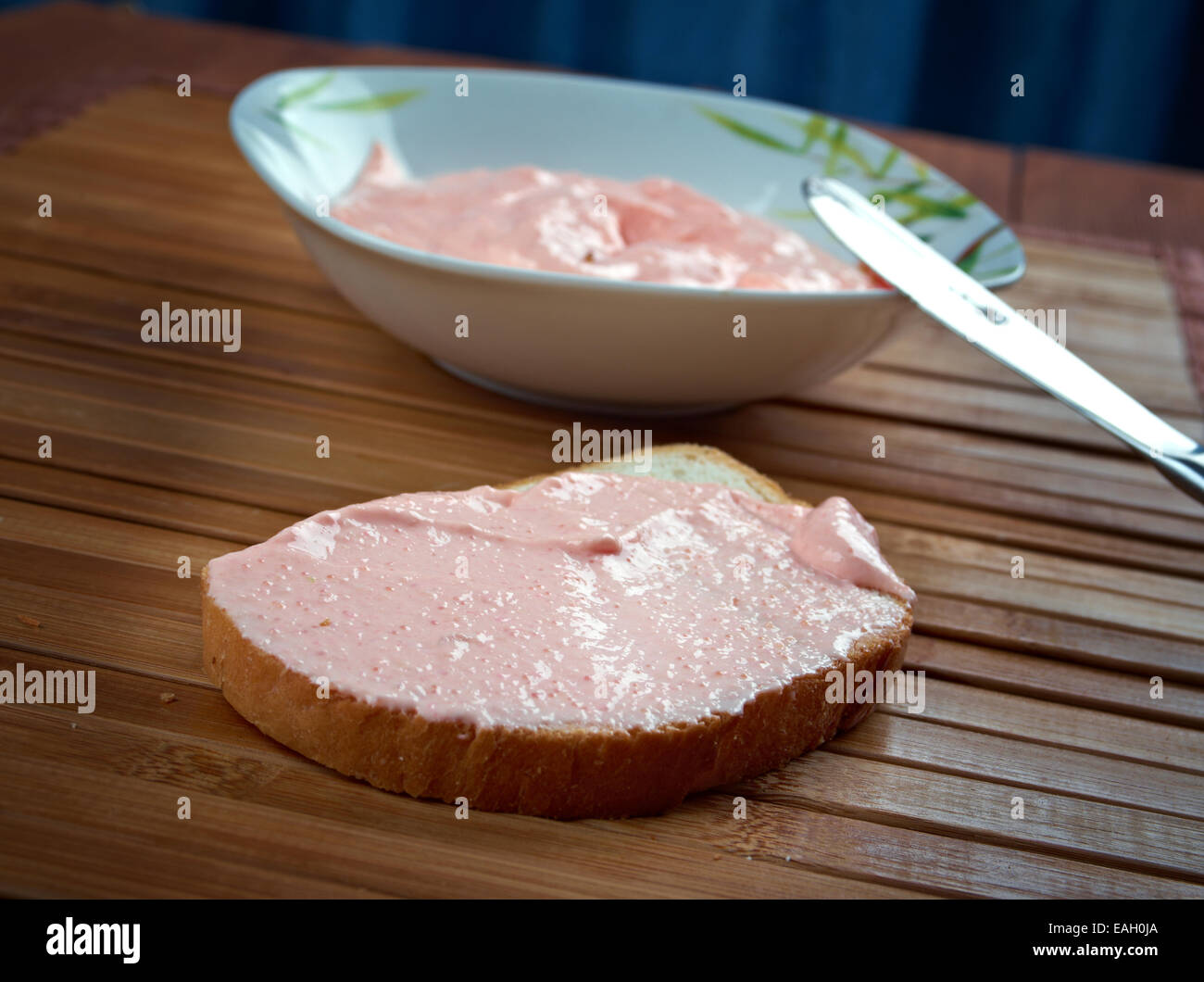 Taramasalata - ist eine griechische und türkische meze Stockfoto