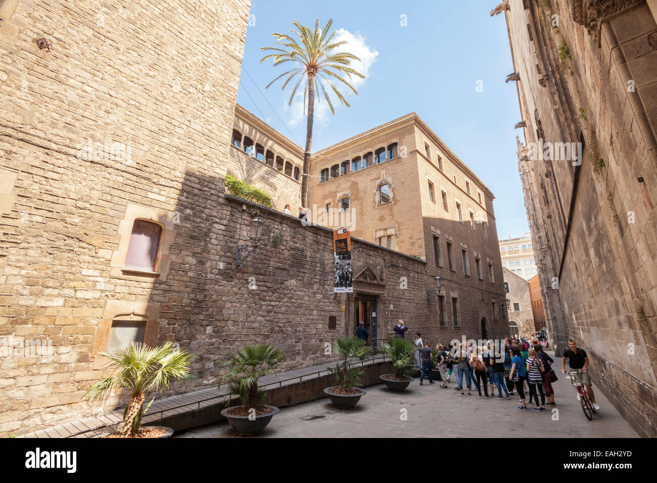 Casa de l'Ardiaca im gotischen Viertel, Barcelona, Spanien Stockfoto