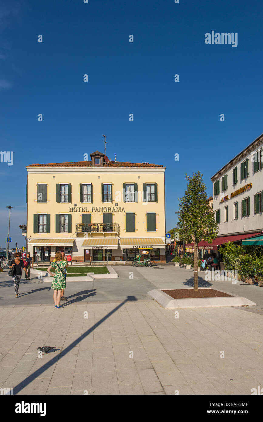 Hotel Panorama, Lido, Venedig, Venetien, Italien Stockfoto