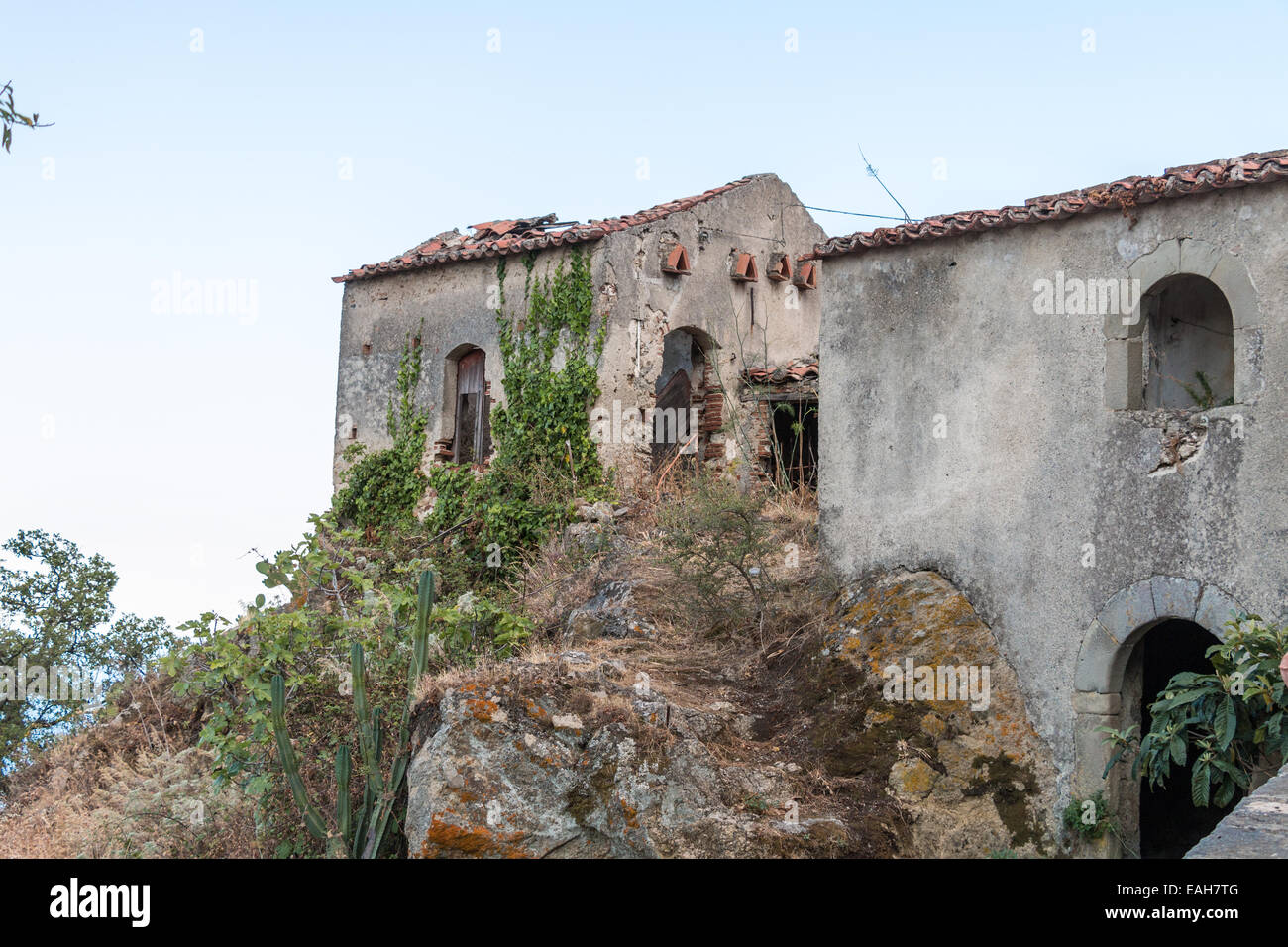 Geschichte Italien Landschaft Sizilien Statue Agrigento antiken Archäologie Architektur Attraktion blau Gebäudeabbruch Trostlosigkeit d Stockfoto