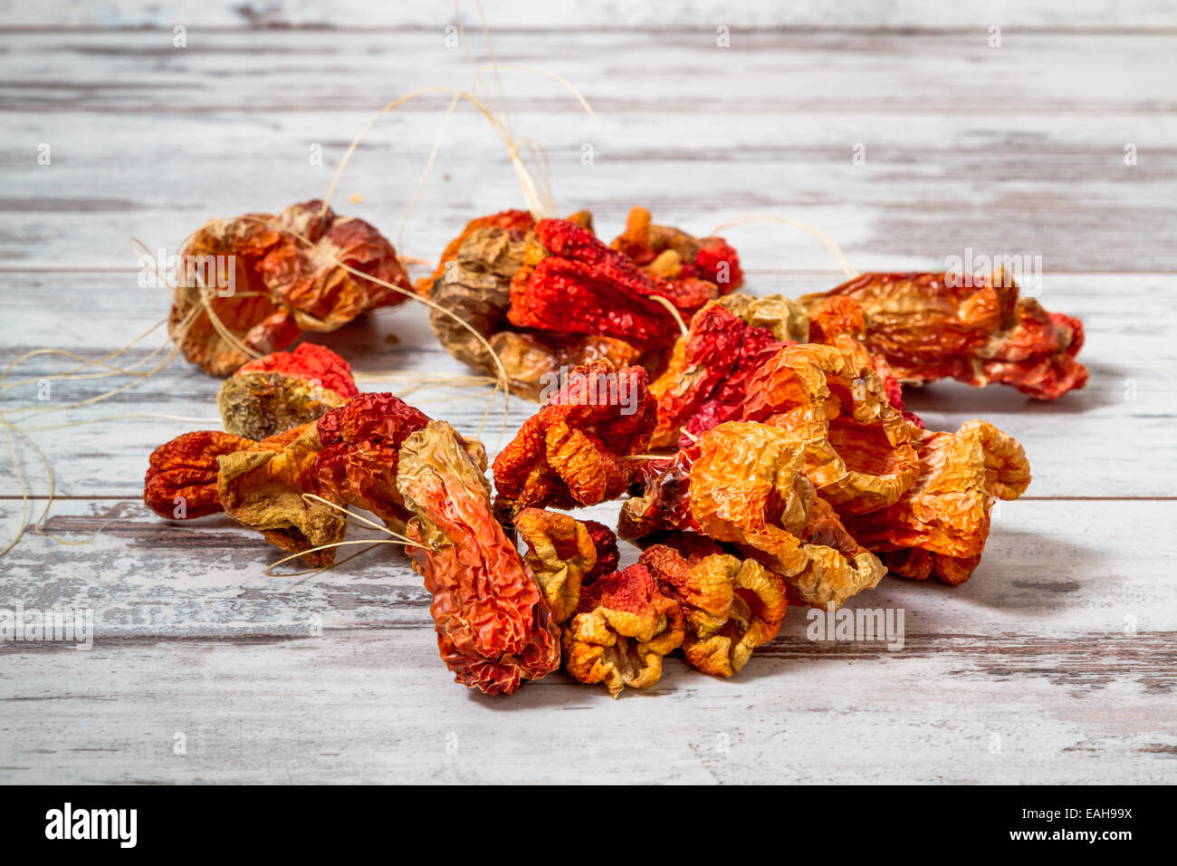 Getrocknete Paprika für Füllung Dolma, traditionelle türkische Küche Stockfoto