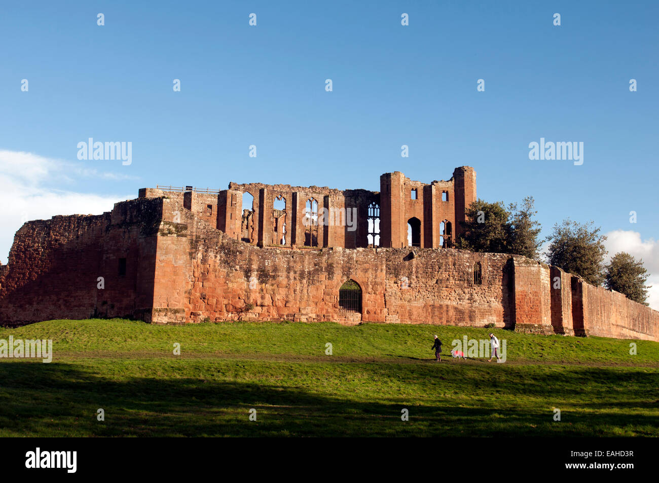 Kenilworth Castle, Warwickshire, England, UK Stockfoto