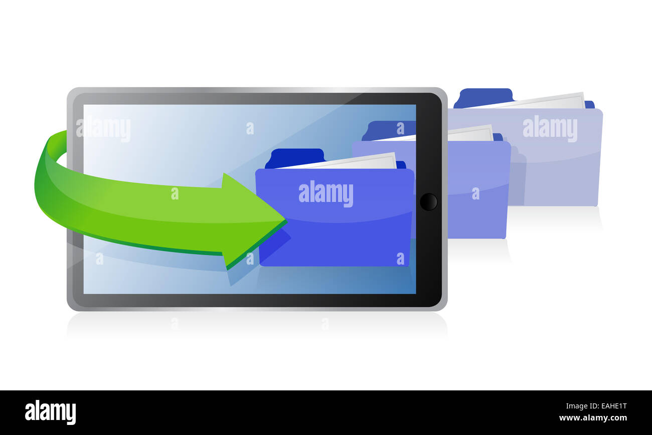 Zugänglichkeit von Informationen Technologie Stockfoto