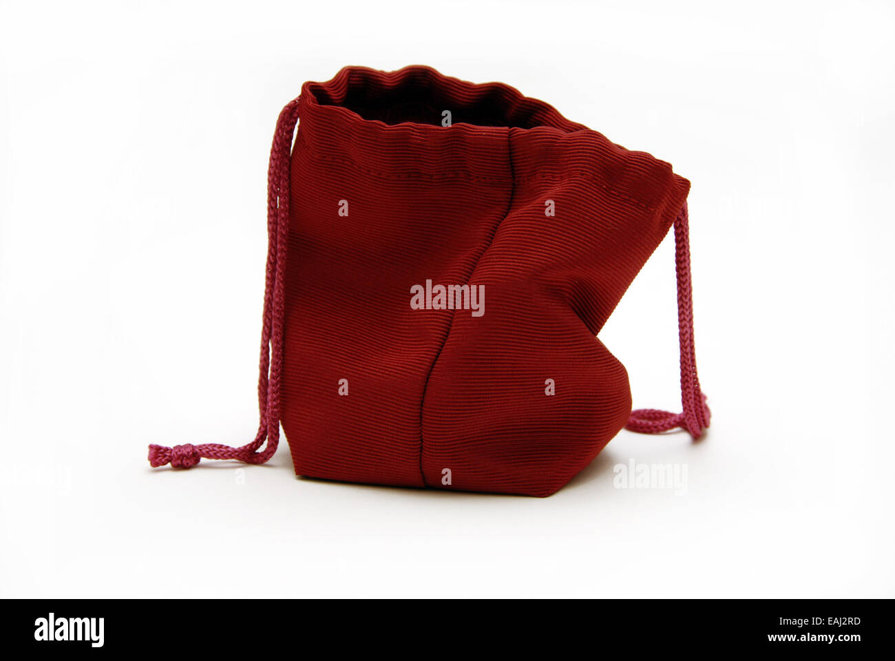 kleine rote Tasche Stockfoto