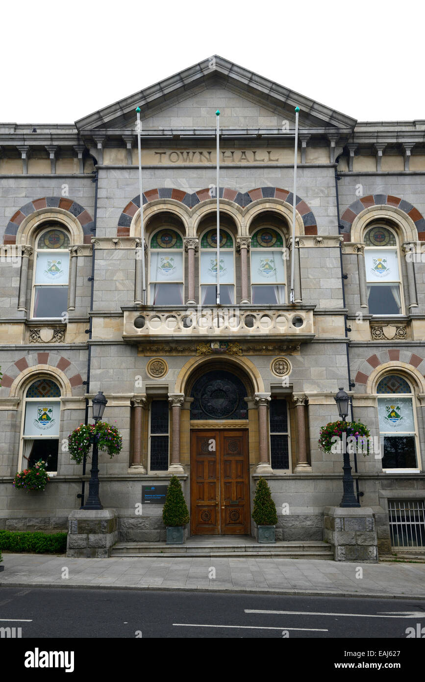 Vordere Fassade außen Dun Laoghaire-Rathdown County Council Rathaus Marine Road Dublin RM Irland Stockfoto