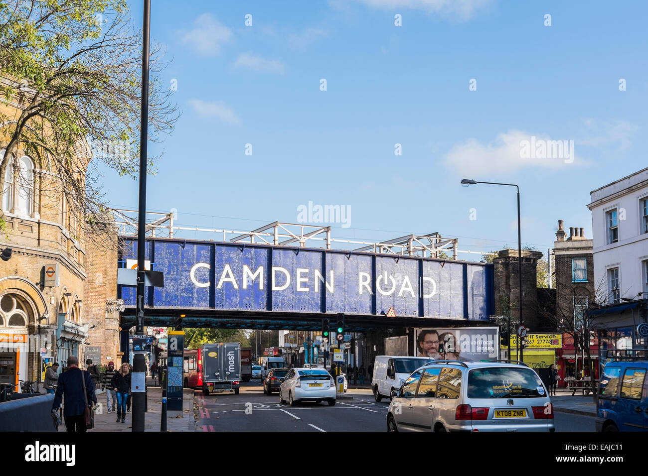 Camden Road Railway Bridge - London Stockfoto