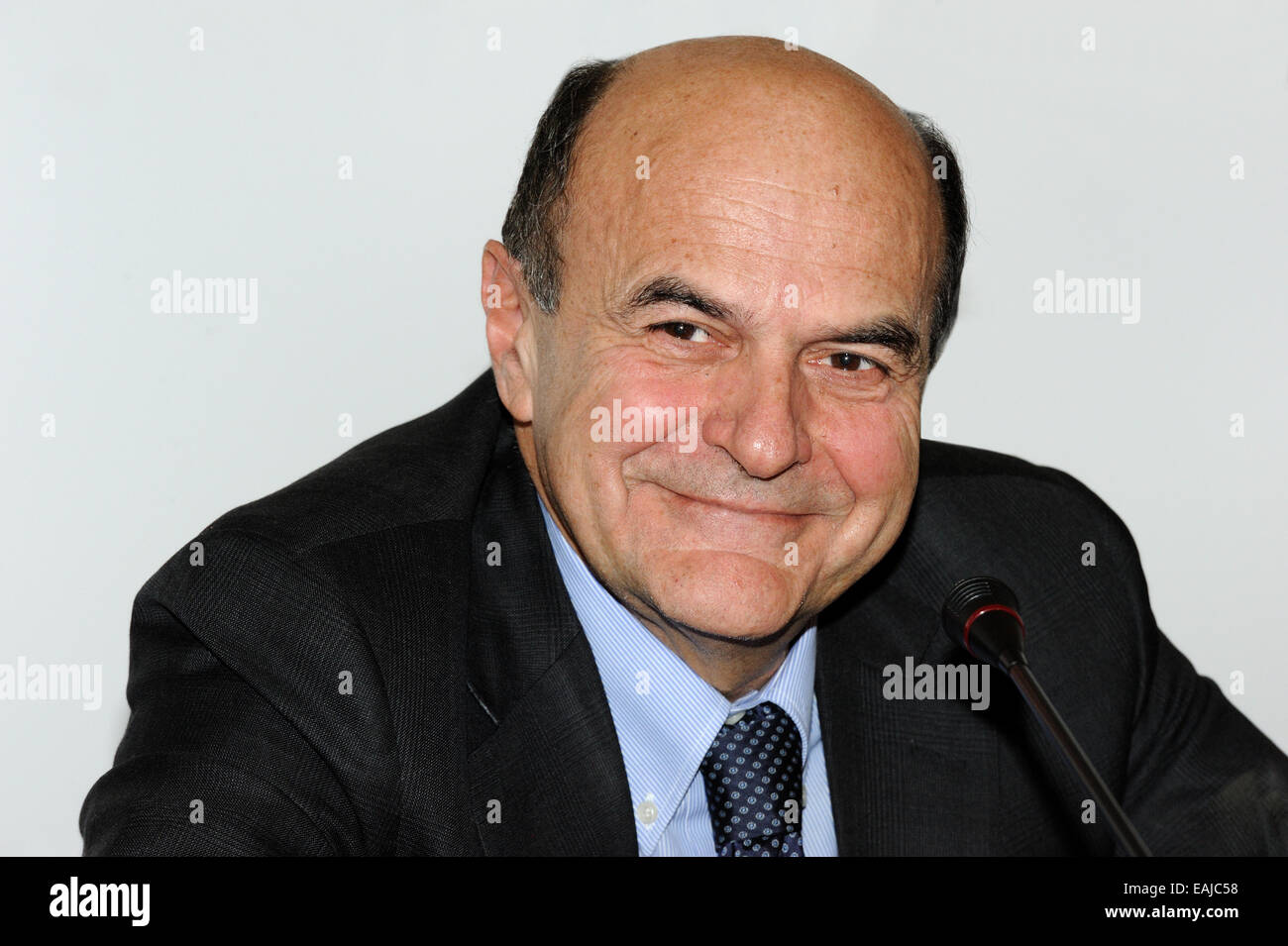 Pier Luigi Bersani Partito Democratico (Demokratische Partei). Stockfoto