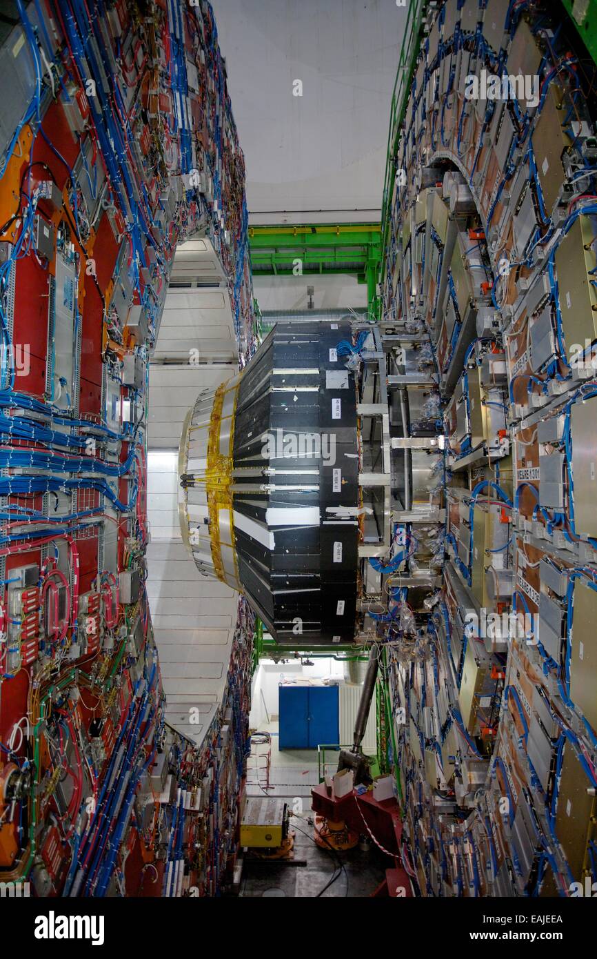 Das CSM-Experiment, CERN, der Europäischen Organisation für Kernforschung, Genf, Schweiz, Europa. Stockfoto