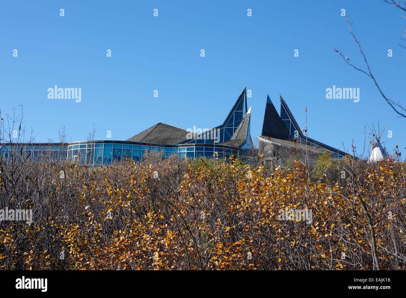 Wanuskewin Heritage Park Saskatoon Saskatchewan Kanada Stockfoto
