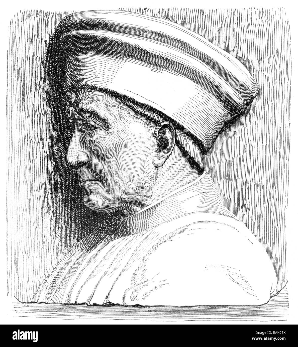 Cosimo dem älteren, auch bekannt als Cosimo de Medici, 1389-1464, Porträt von Cosimo der Alte Oder Cosimo de' Medici, 1389-1464 Stockfoto