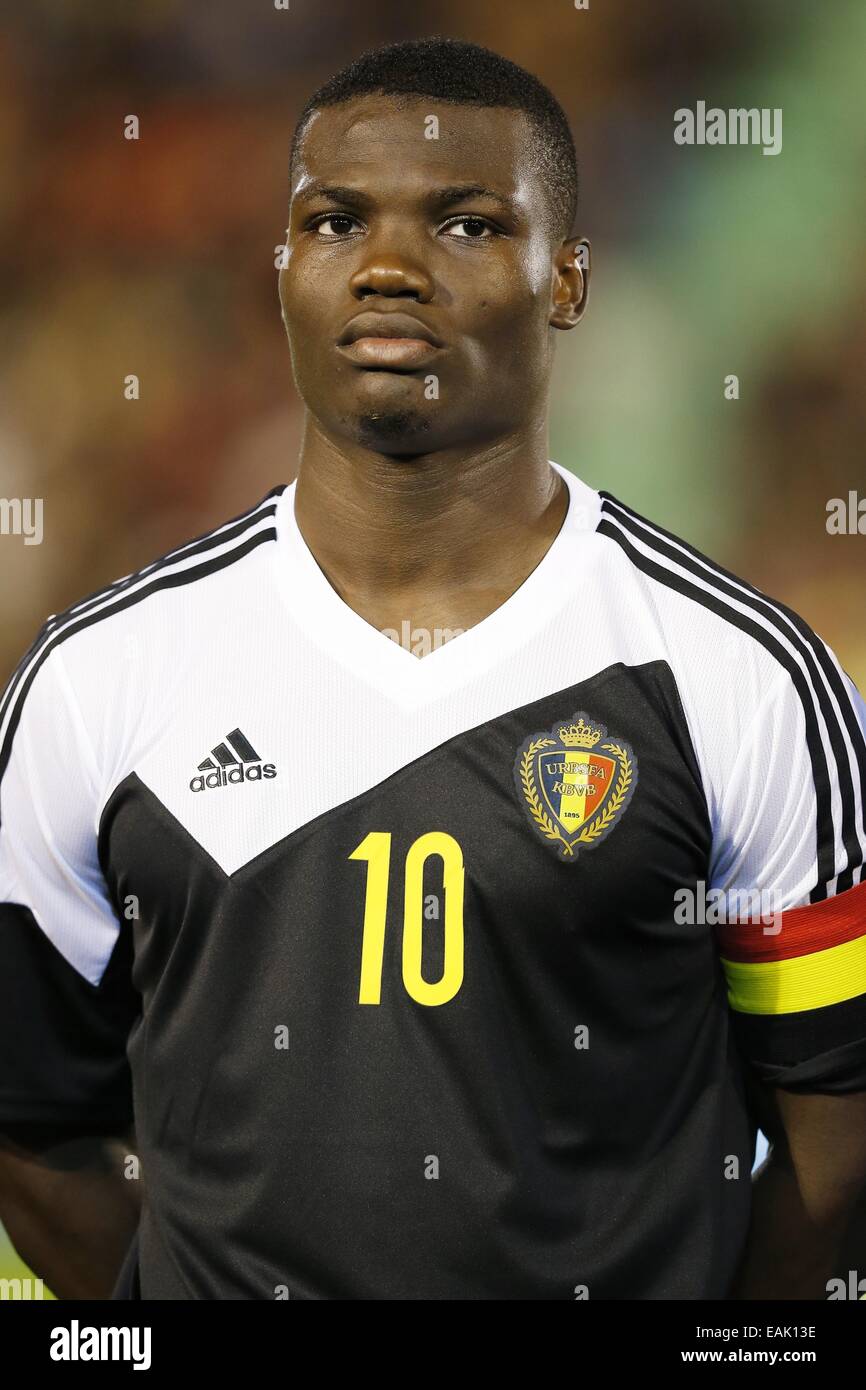 Junior Malanda (BEL), 12. November 2014 - Fußball / Fußball: U21 internationale Freundschaftsspiele match zwischen Spanien 1-4 Belgien im Stadium A Malata, Ferrol, Spanien. (Foto von Mutsu Kawamori/AFLO) Stockfoto