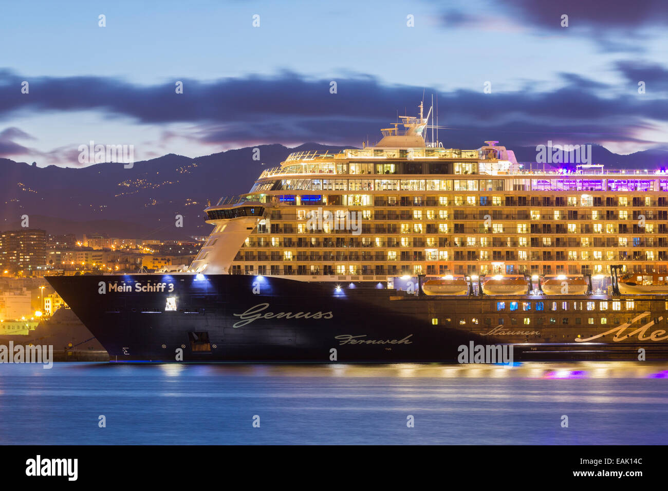 Umweltfreundliche Kreuzfahrtschiff Mein Schiff 3 Im Besitz