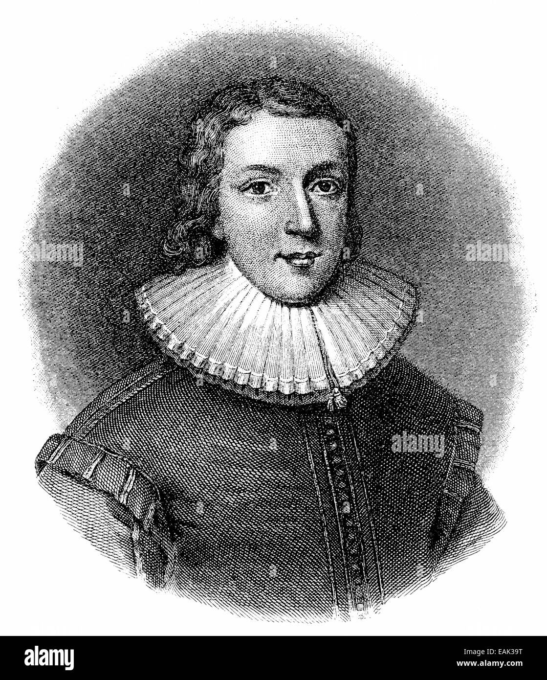 John Milton, 1608-1674, ein englischer Dichter und politischer Philosoph, John Milton, 1608-1674, Ein englischen Dichter Und Staats Stockfoto