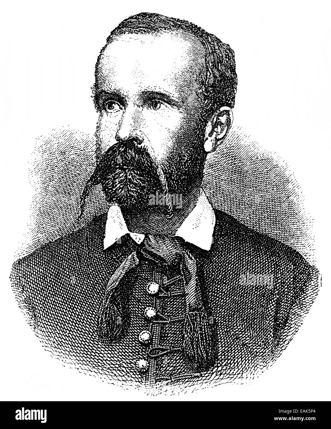 Imre Madách, 1823-1864, ungarischen Schriftsteller Imre Madách, 1823-1864, Ein Ungarischer Dramatiker Stockfoto