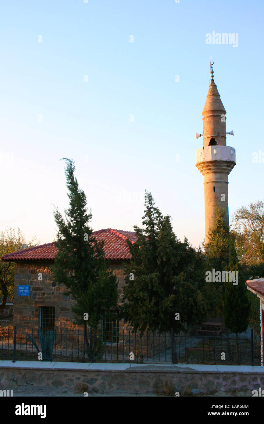 Merkez Moschee in der Insel Imbros, Türkei Stockfoto