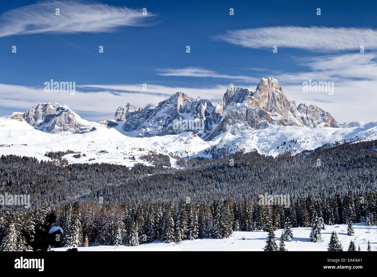 Pala-Gruppe, Provinz Trentino, Trentino-Alto Adige, Italien Stockfoto