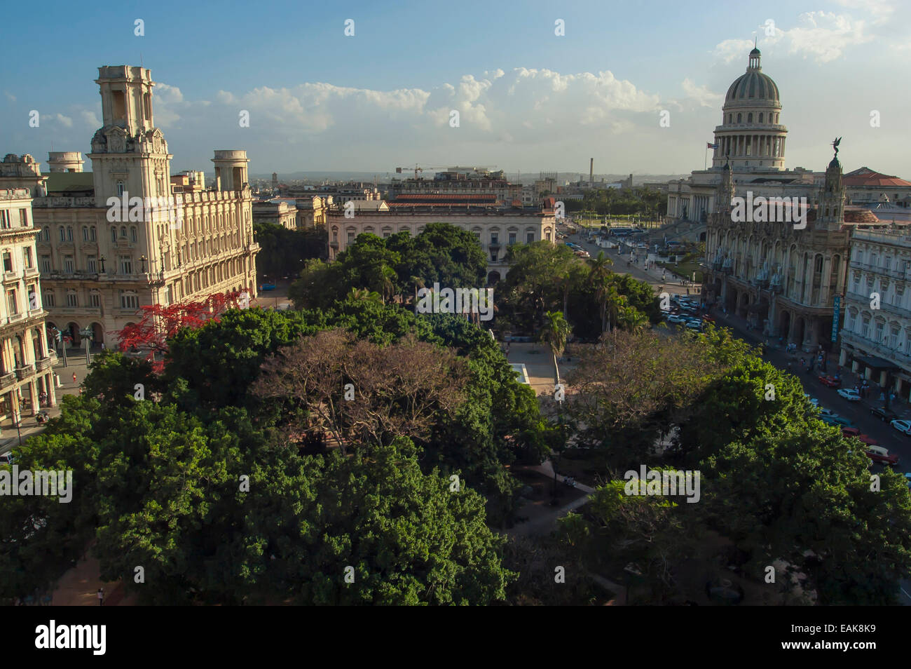 Großen Platz auf dem Kapitol, dem Sitz der Regierung von der Hauptstadt Havanna, Havanna, La Habanna, Kuba Stockfoto