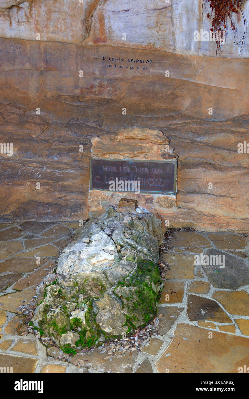 Grab des südafrikanischen Dichter, Dramatiker und Arzt, Dr. C. Louis Leipoldt, in der Nähe von Clanwilliam, Western Cape, Südafrika Stockfoto