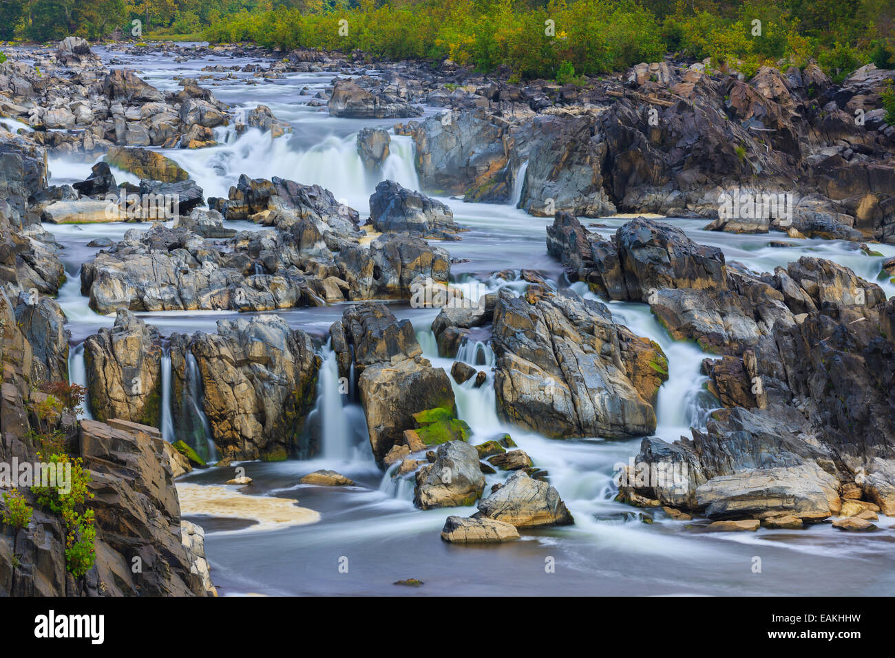 Great Falls Park, Virginia, USA Stockfoto