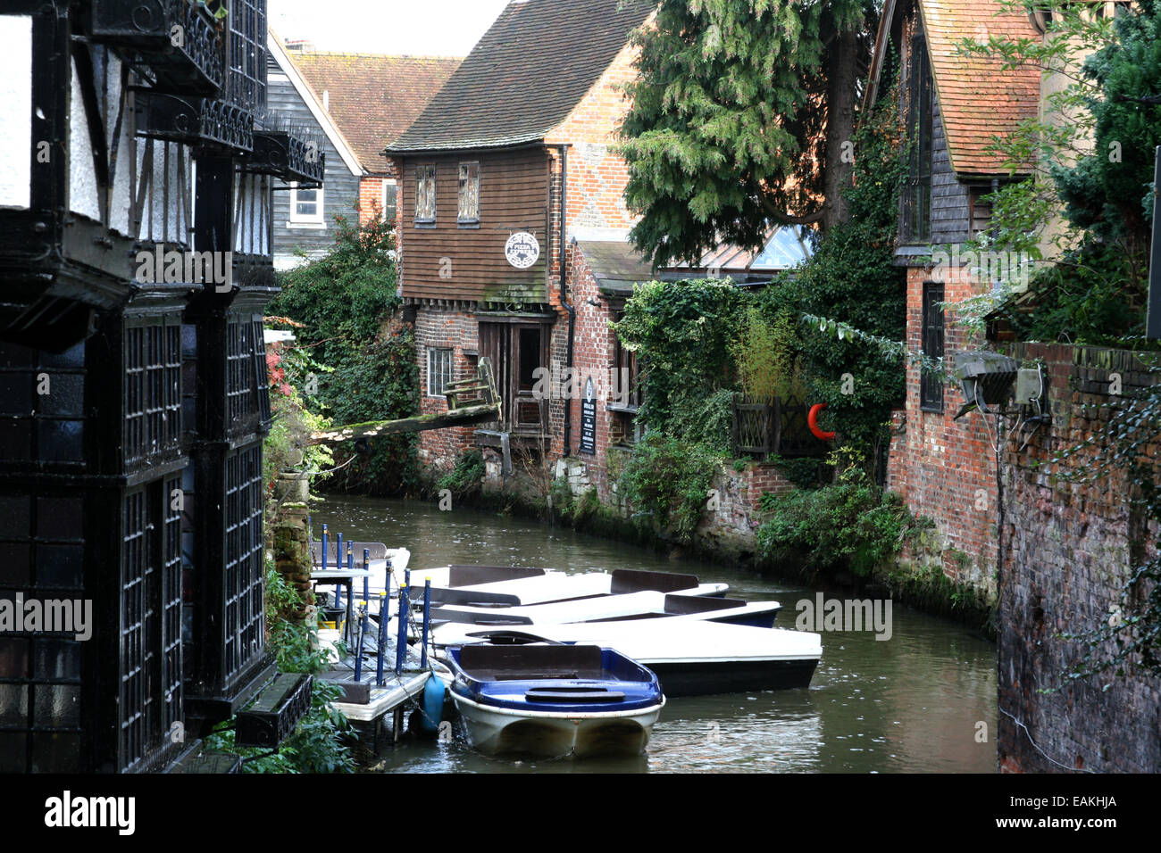 Stadt von Canterbury in Kent uk November 2014 Stockfoto