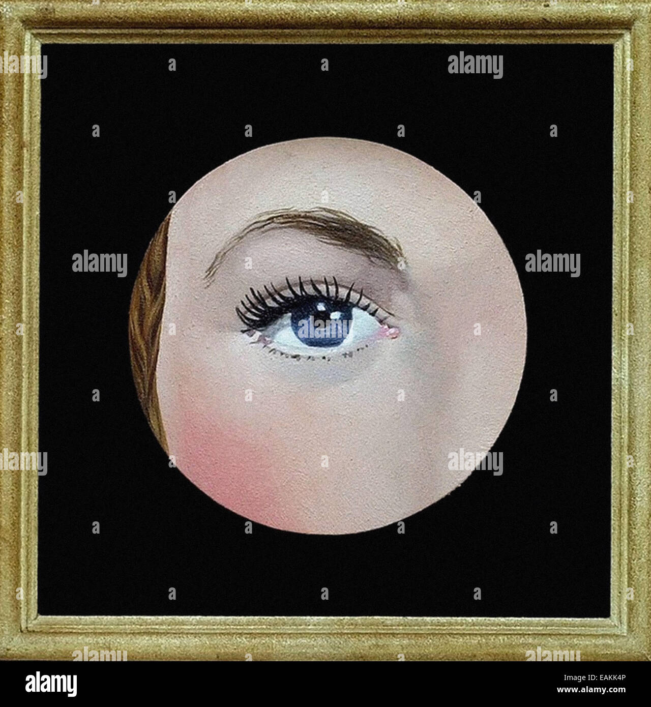 René Magritte das Auge Stockfotografie - Alamy