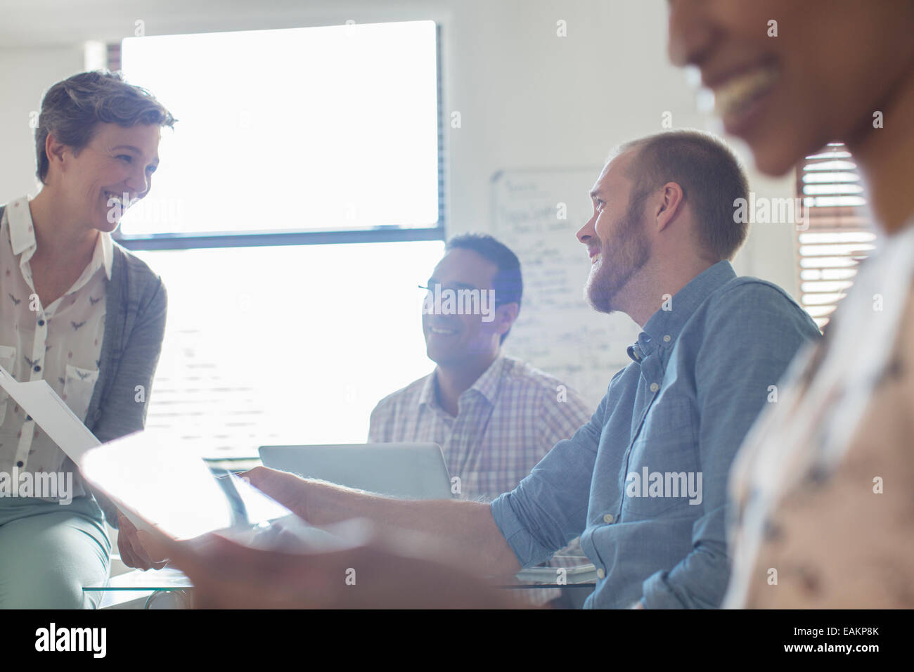 Menschen, die Treffen im Büro Stockfoto